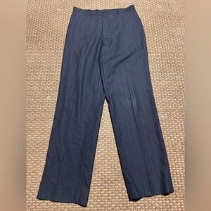 Ralph Lauren Black Pinstripe Dress Pants